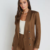 L'AGENCE - Jayda Linen-Blend Blazer