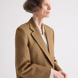 TWP - Jillian Blazer in Novel Herringbone Linen