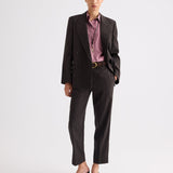 TWP - Harper Blazer in Refined Pinstripe Wool Viscose Suiting