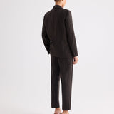 TWP - Harper Blazer in Refined Pinstripe Wool Viscose Suiting