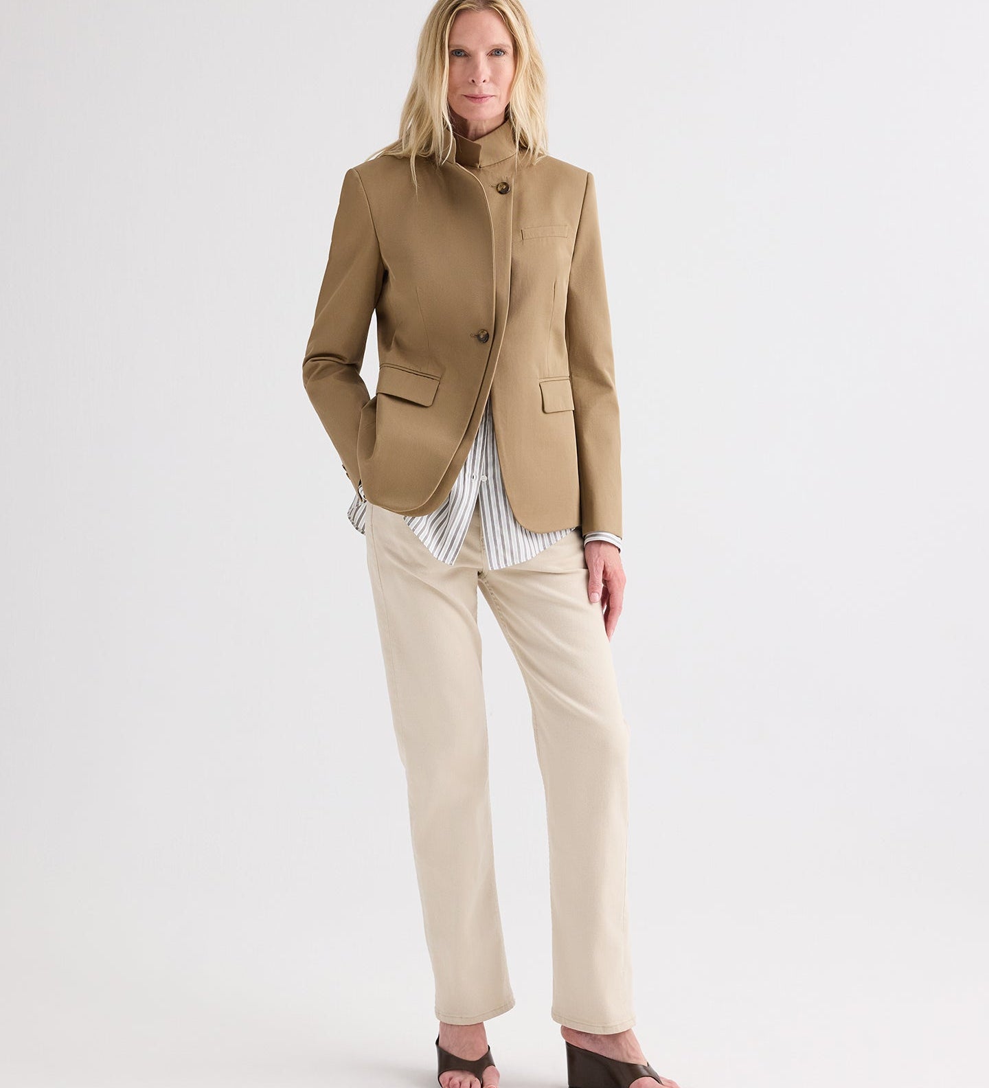 TWP - The Double Take Blazer in Trench Chino Twill