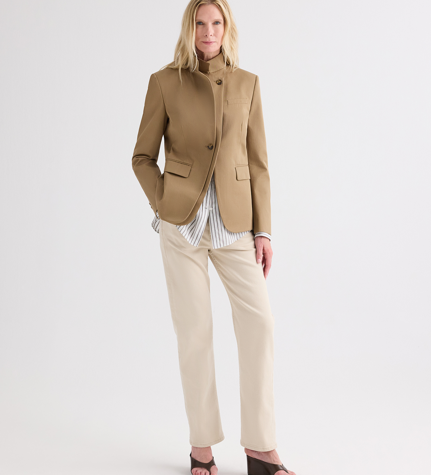 TWP - The Double Take Blazer in Trench Chino Twill