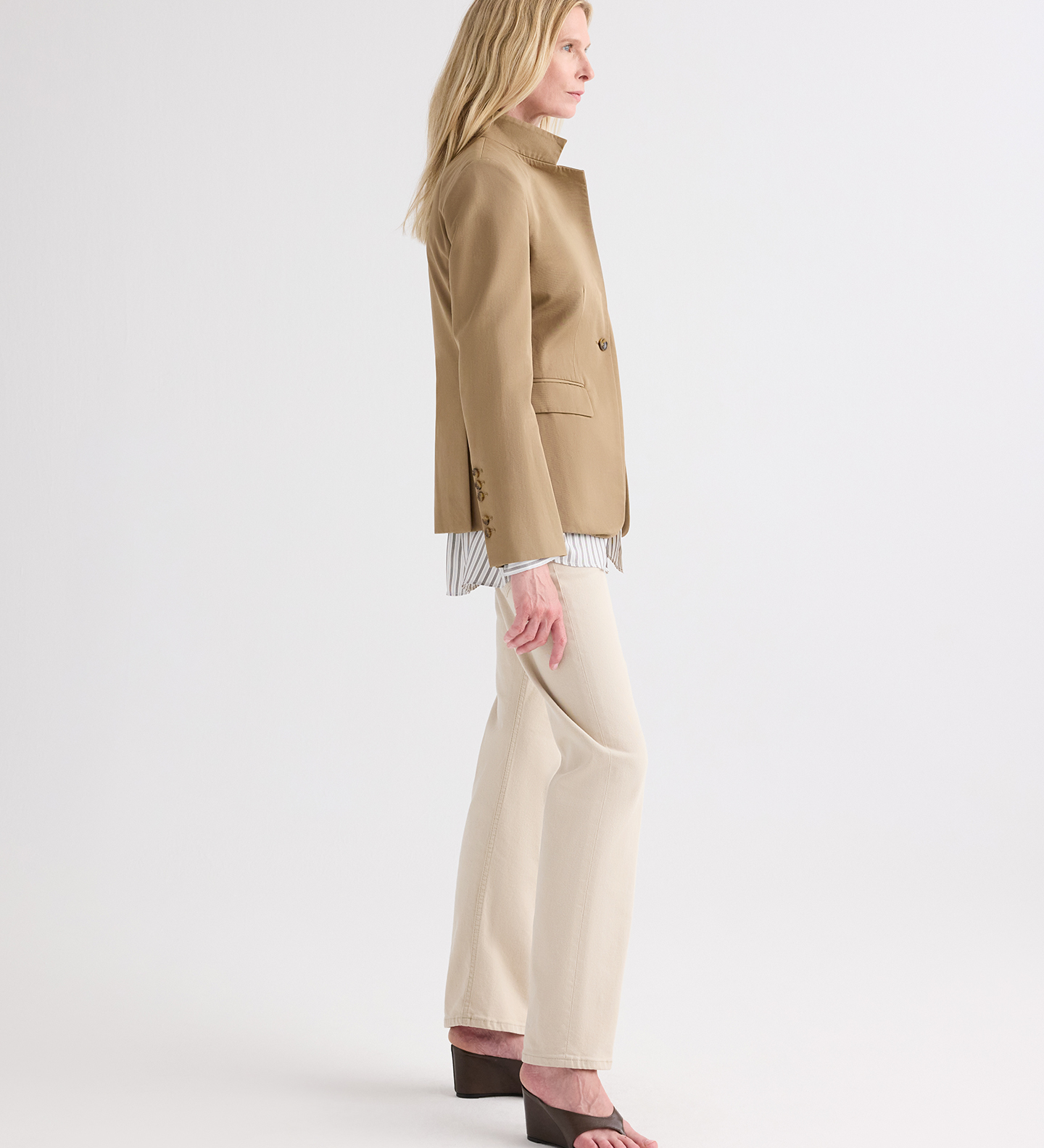 TWP - The Double Take Blazer in Trench Chino Twill