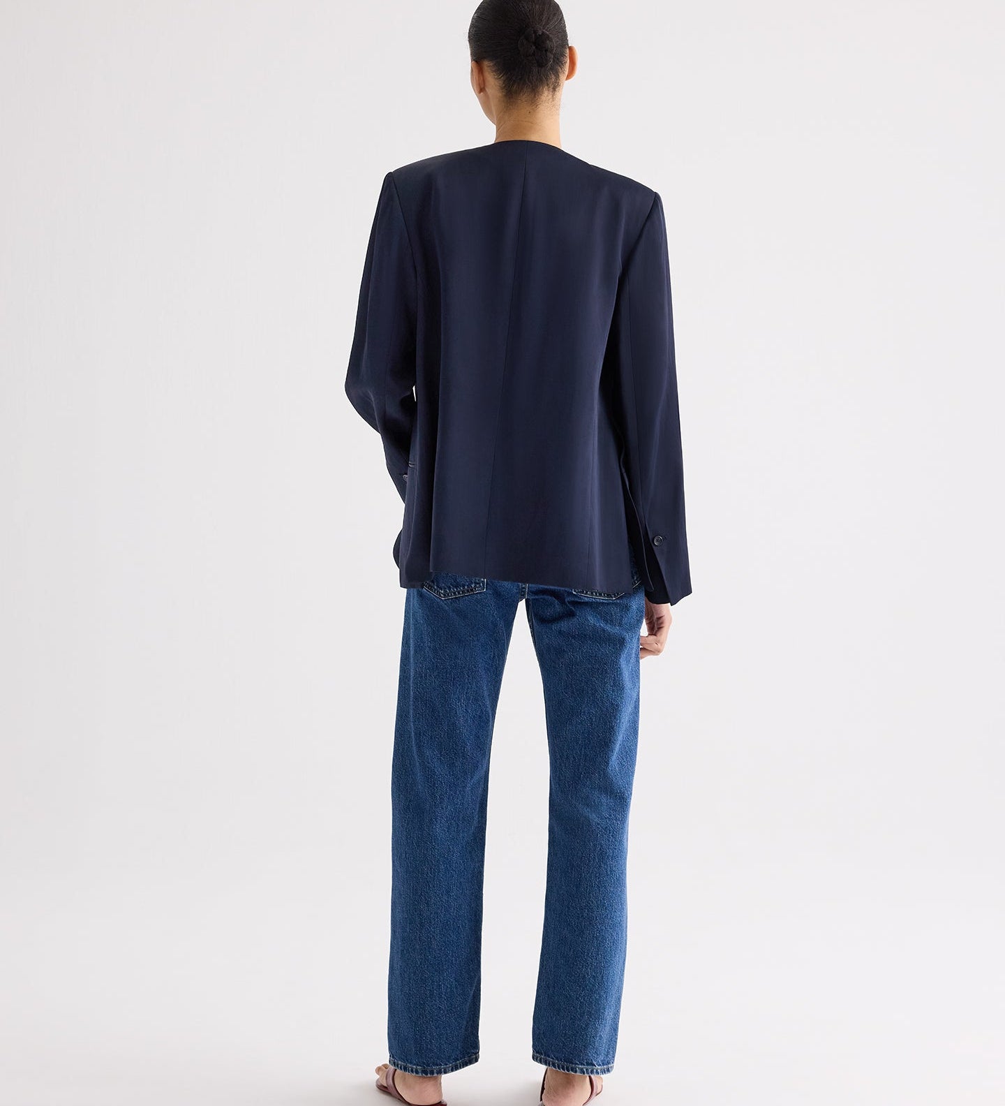 TWP - Cecelia Blazer in Coated Viscose Linen
