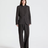 TWP - Buttoned Up Blazer in Micro Herringbone Wool Suiting