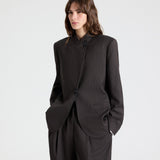 TWP - Buttoned Up Blazer in Micro Herringbone Wool Suiting