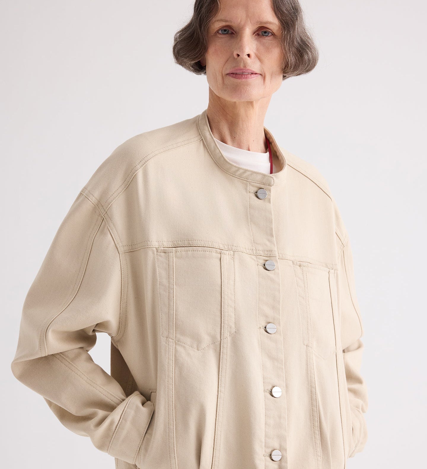 TWP - Dawson Jacket in Sandshell Denim