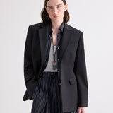 TWP - Notched Sloped Blazer in Italian Wool Twill