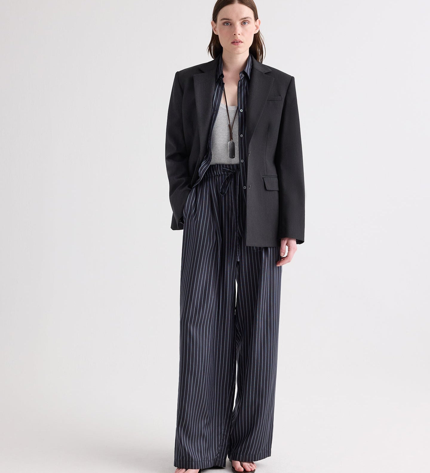 TWP - Notched Sloped Blazer in Italian Wool Twill
