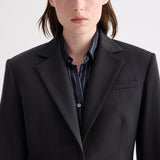 TWP - Notched Sloped Blazer in Italian Wool Twill