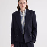 TWP - Cropped Harper Blazer in Italian Wool Twill