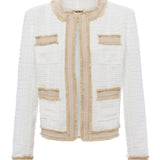 L'AGENCE - Agnes Tweed Denim Jacket
