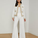 L'AGENCE - Agnes Tweed Denim Jacket