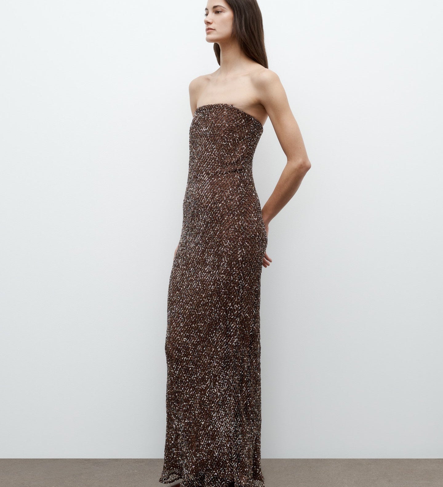 TWP - Carolyn's Gown with Sequins on Netting