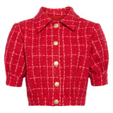 L'AGENCE - Cove Cropped Tweed Jacket