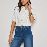 L'AGENCE - Cove Cropped Tweed Jacket
