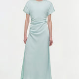 Simkhai - Marabella Draped Satin Midi Dress