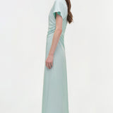 Simkhai - Marabella Draped Satin Midi Dress