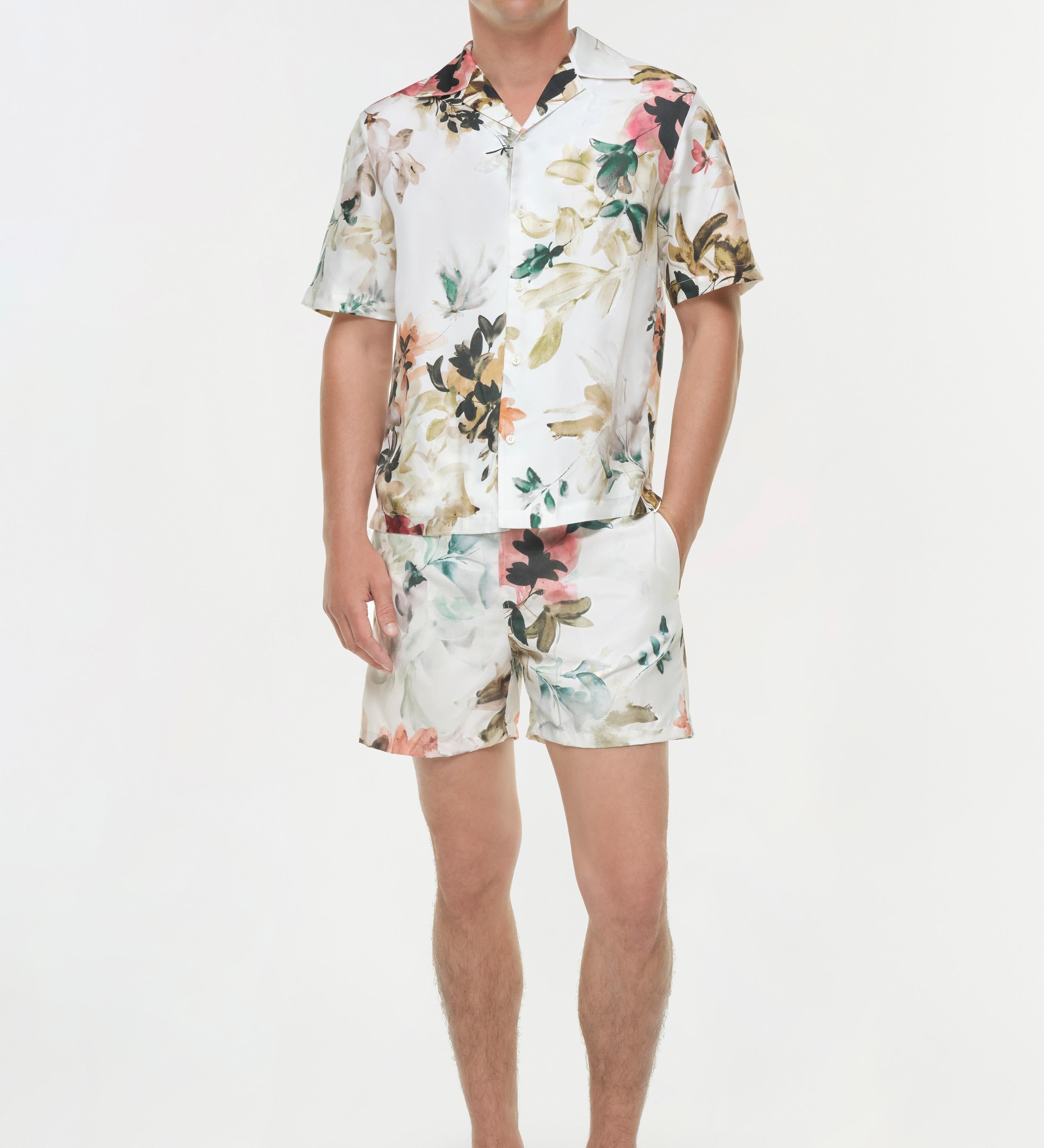Simkhai - Lowell Floral Printed Swim Shorts