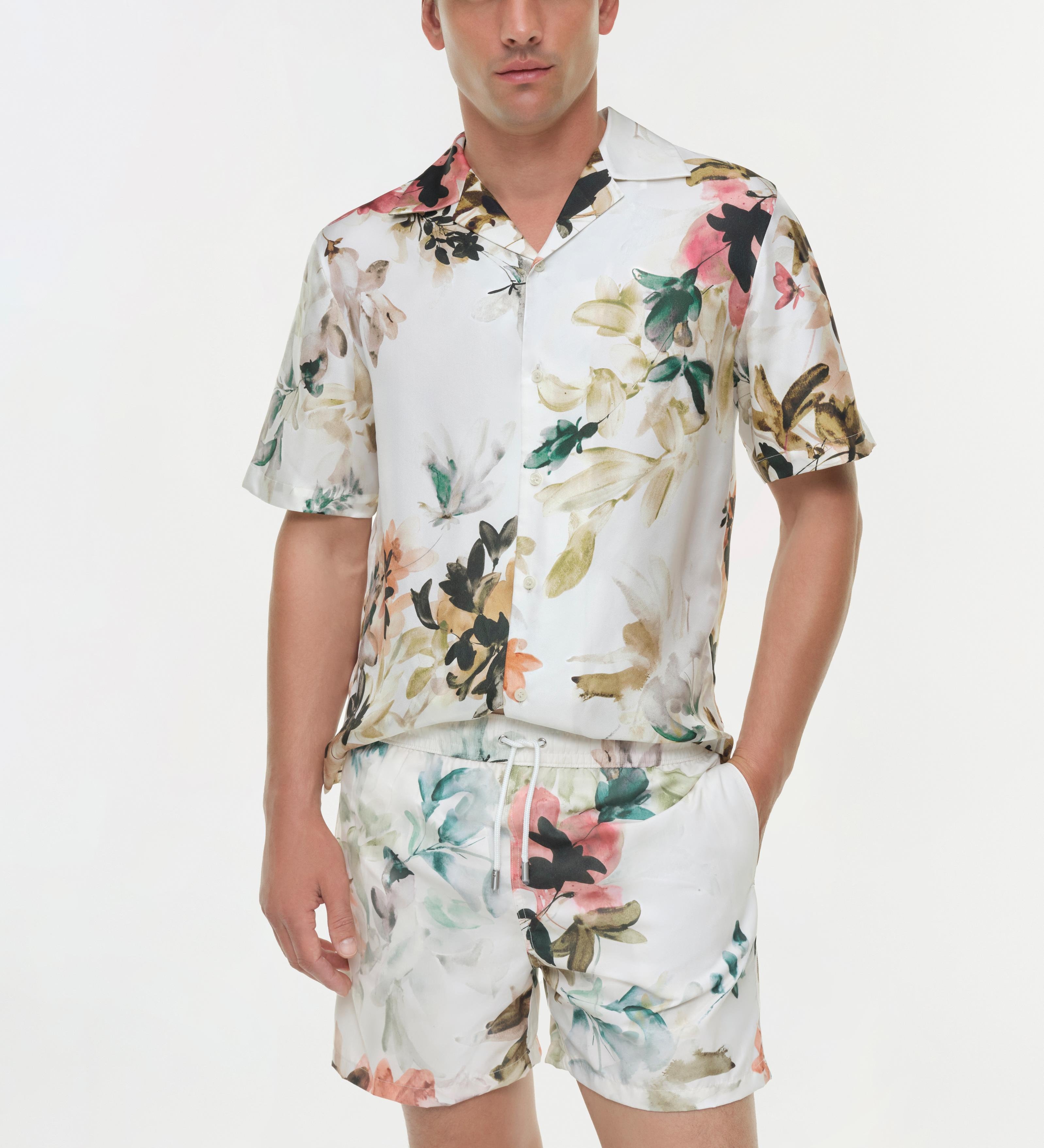 Simkhai - Lowell Floral Printed Swim Shorts