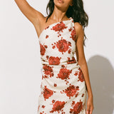 Faithfull - Marga Mini Dress Cecile Floral Garnet - Final Sale