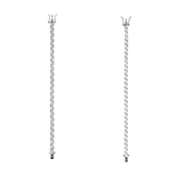 Dorsey - PETITE THEODORA RIVIÈRE BRACELET IN LAB WHITE SAPPHIRE