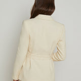 L'AGENCE - Jordana Tweed Wrap Blazer