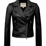 L'AGENCE - Leather Biker Jacket