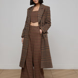 L'AGENCE - Kolina Plaid Long Coat