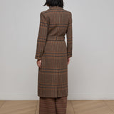 L'AGENCE - Kolina Plaid Long Coat