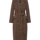 L'AGENCE - Kolina Plaid Long Coat