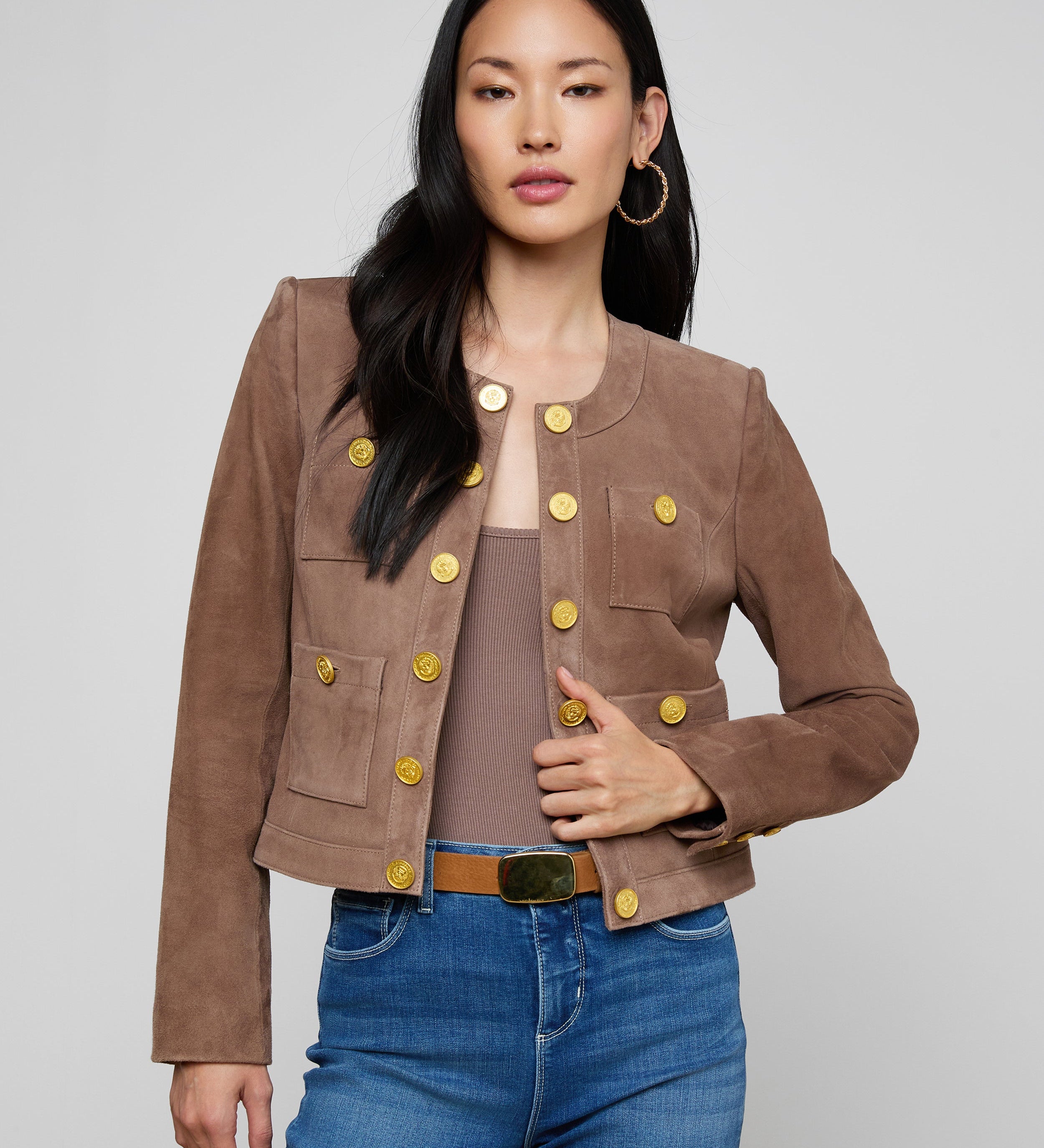 L'AGENCE - Jayde Collarless Jacket