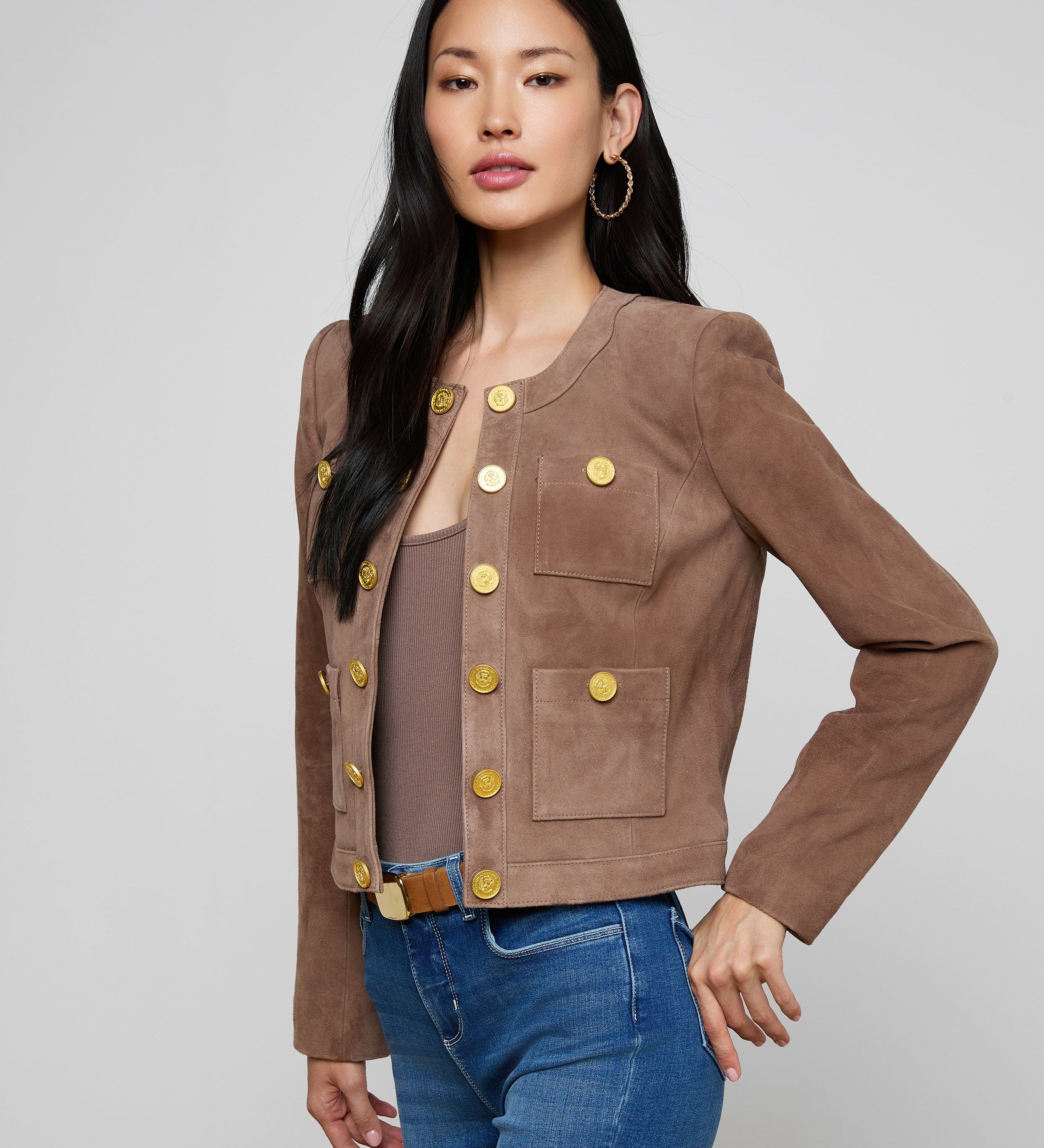 L'AGENCE - Jayde Collarless Jacket