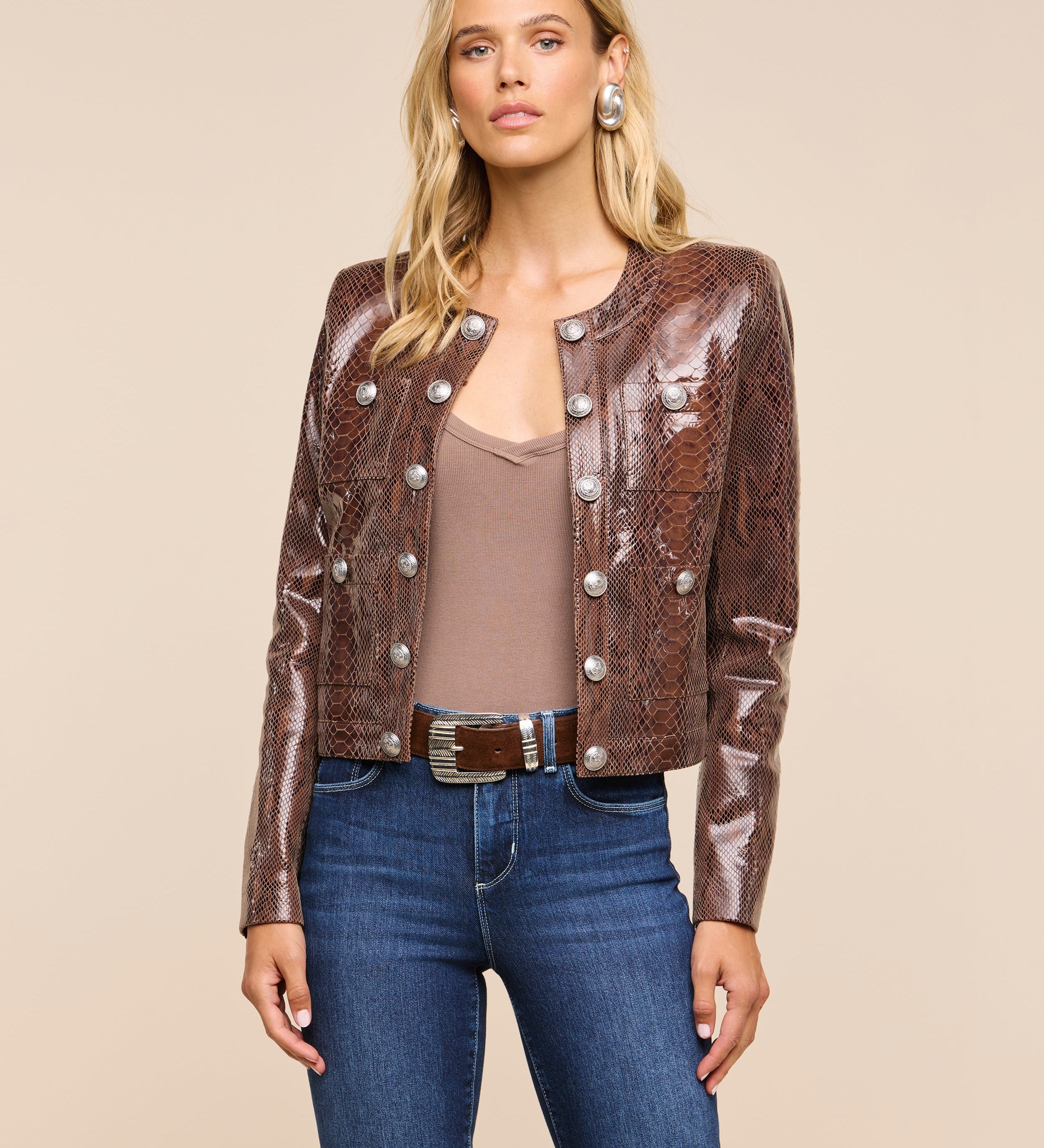 L'AGENCE - Jayde Leather Jacket