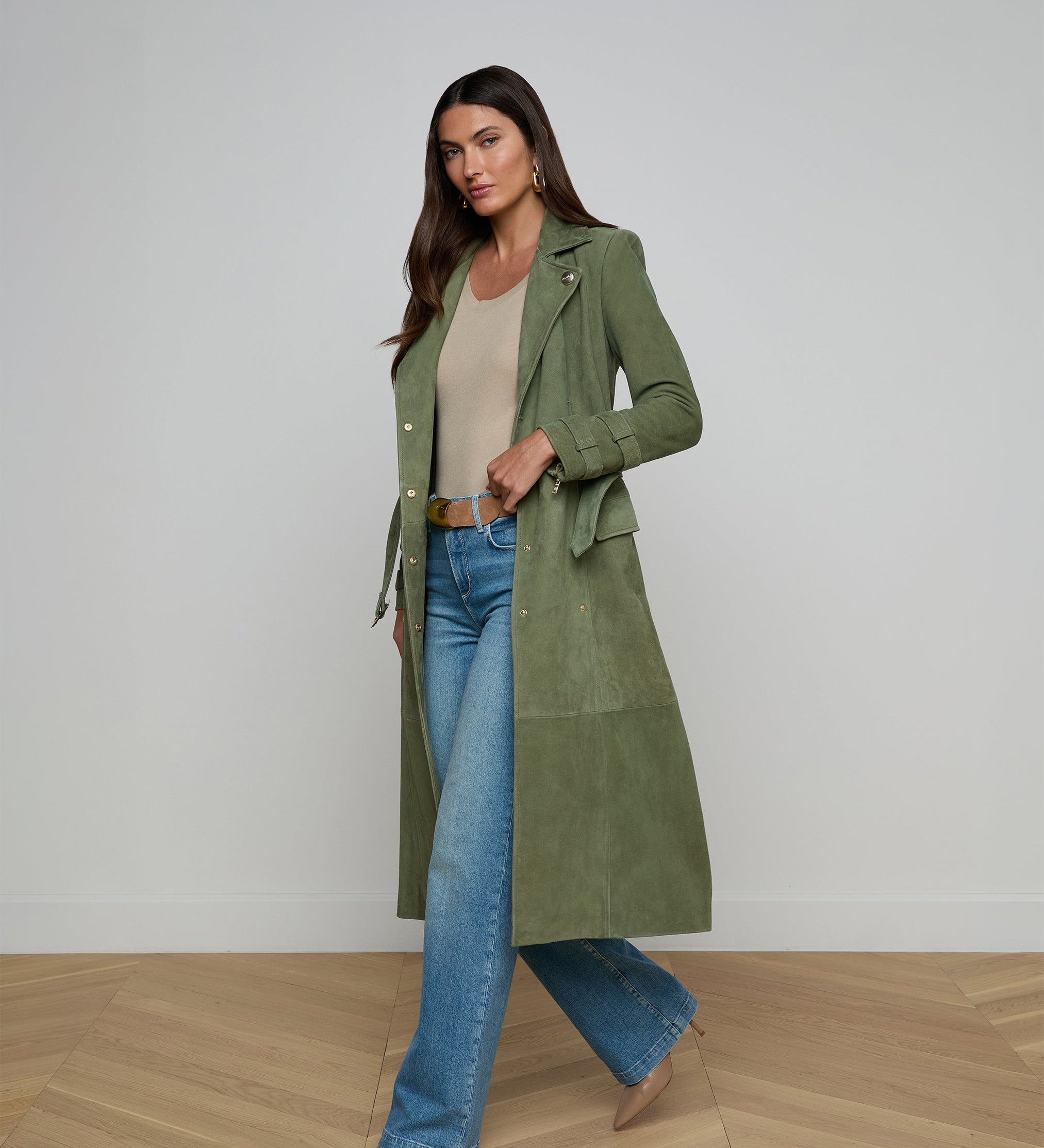 L'AGENCE - Petite Scottie Coated Jean
