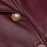 L'AGENCE - Celina Leather Trench Coat