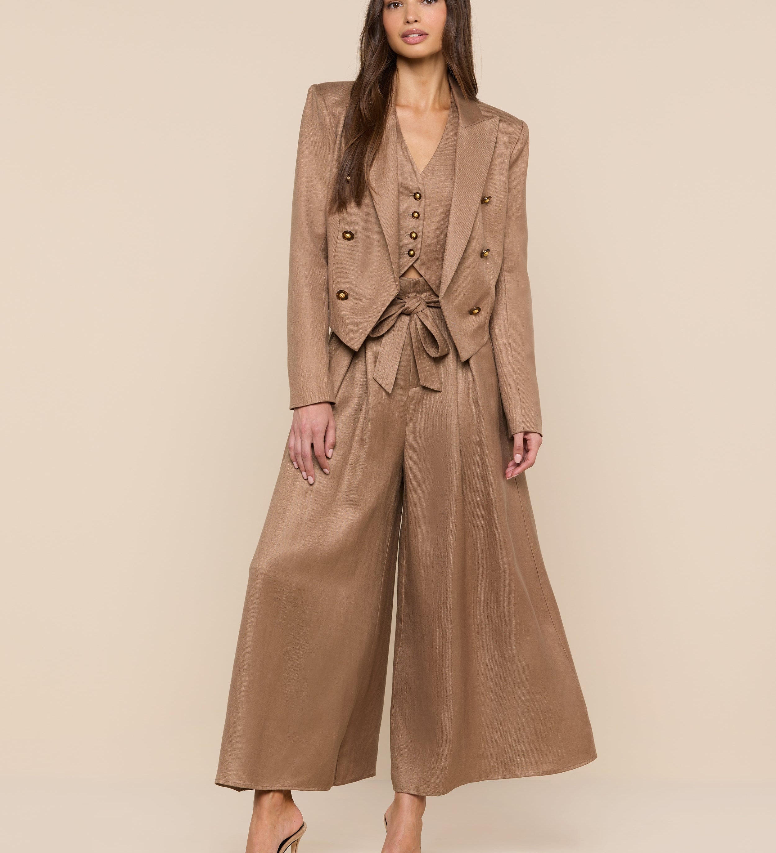 L'AGENCE - Lila Linen - Blend Blazer