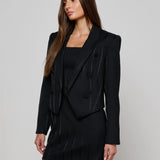 L'AGENCE - Lila Striped Blazer