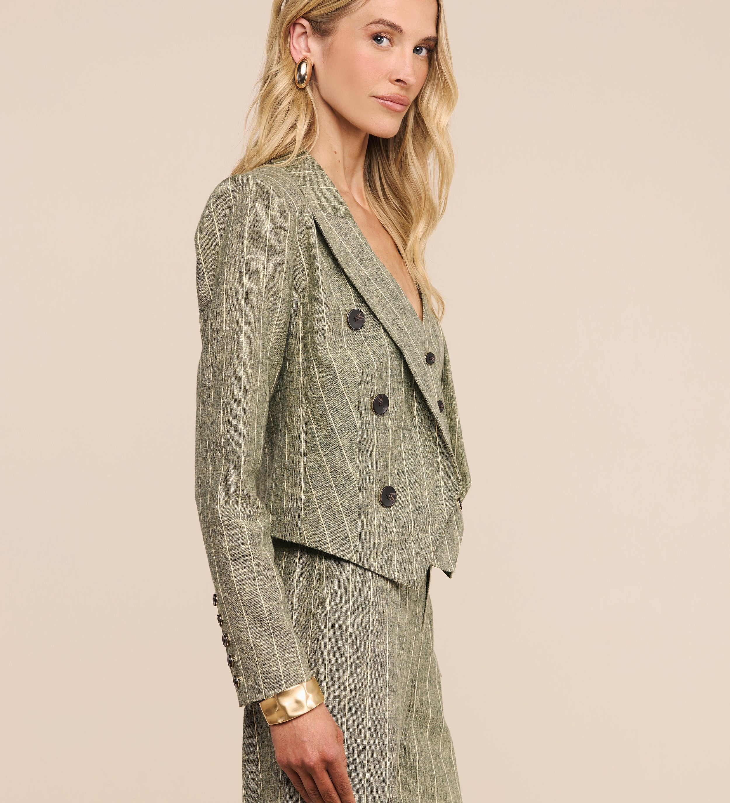 L'AGENCE - Lila Linen - Blend Blazer