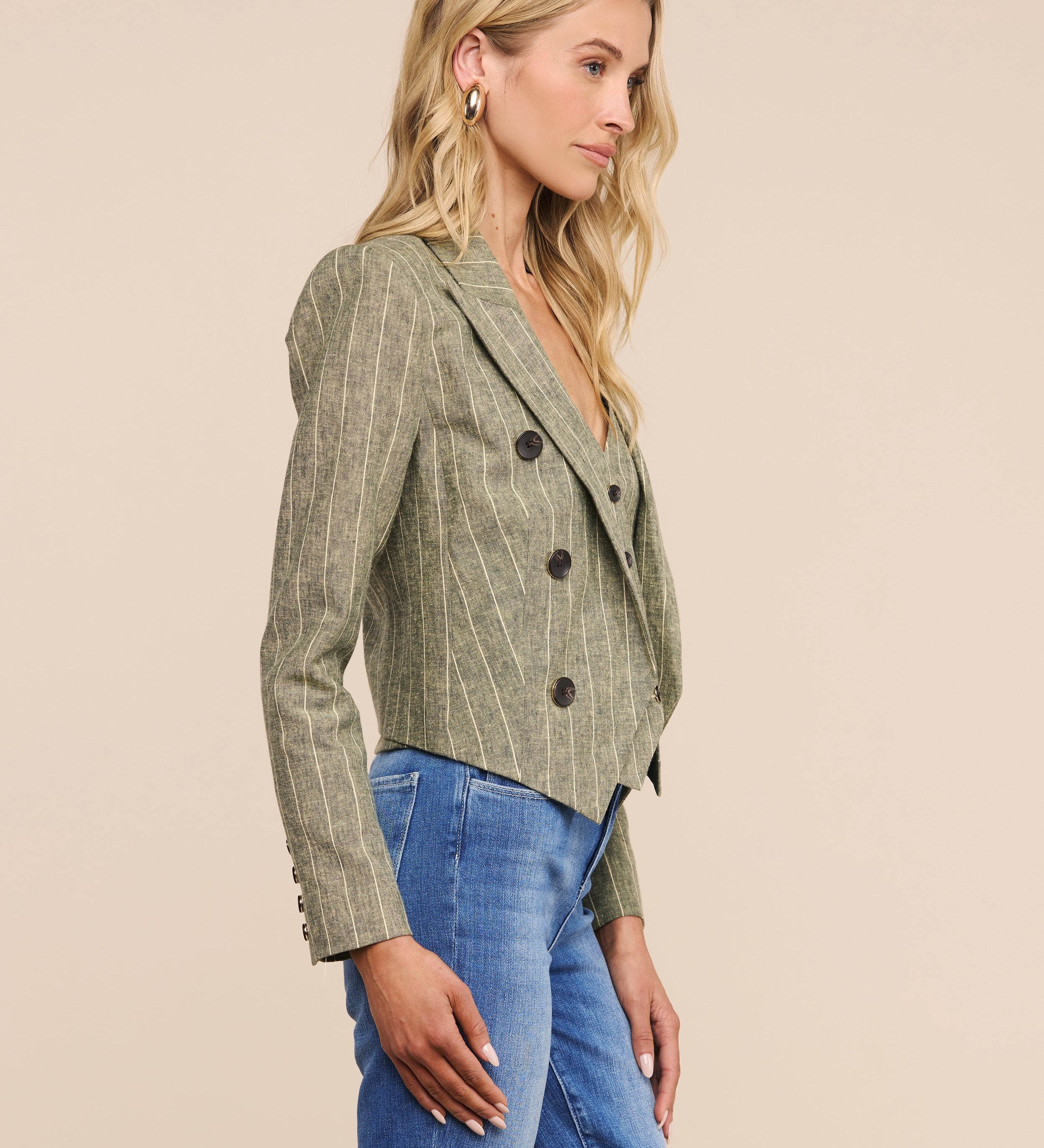 L'AGENCE - Lila Linen - Blend Blazer
