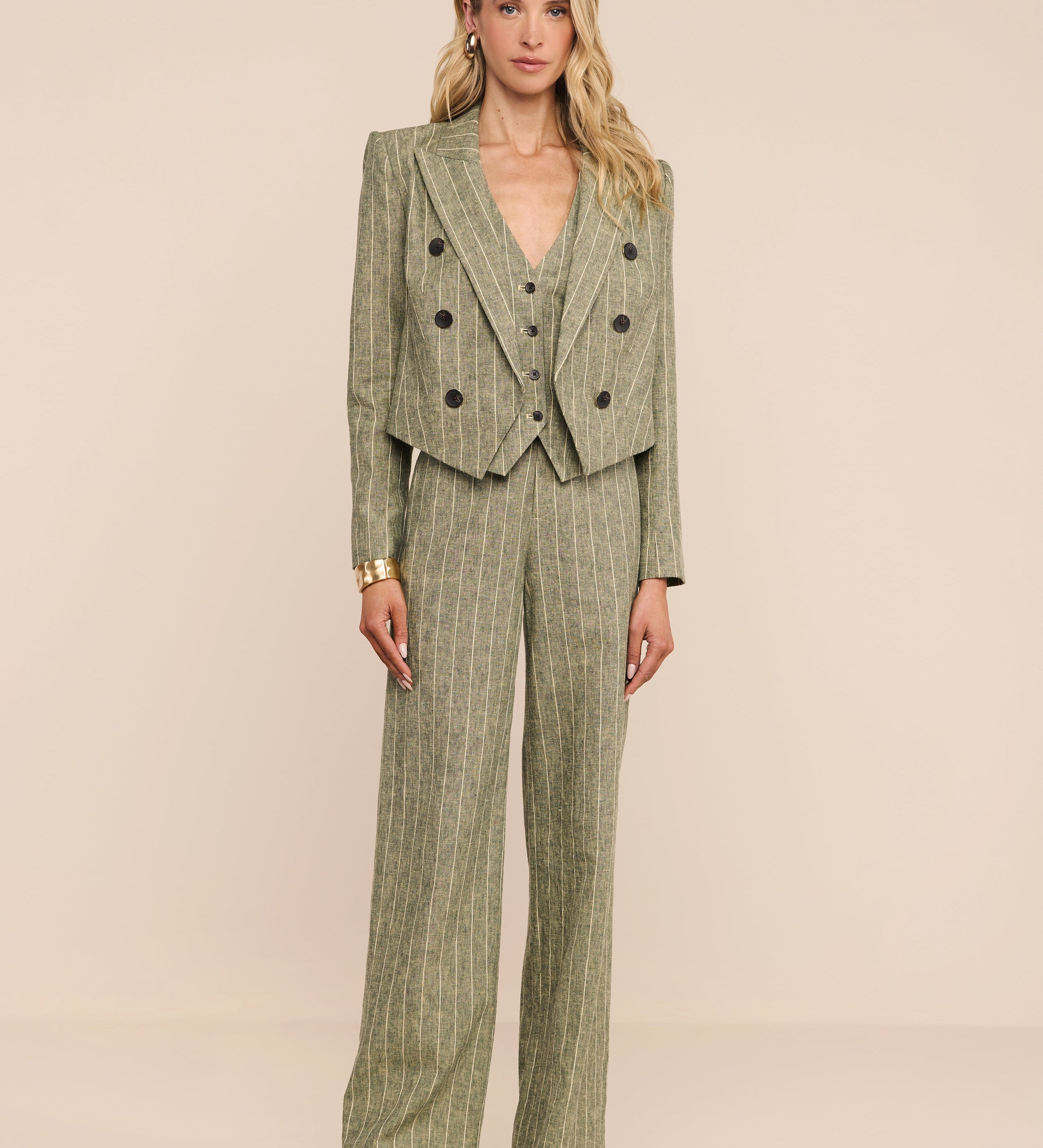 L'AGENCE - Lila Linen - Blend Blazer