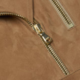 L'AGENCE - Dinah Suede Biker Jacket