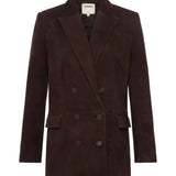 L'AGENCE - Aimee Oversized Suede Blazer