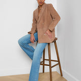 L'AGENCE - Aimee Oversized Suede Blazer