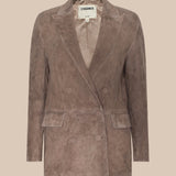 L'AGENCE - Aimee Oversized Suede Blazer
