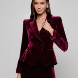 L'AGENCE - Marie Velvet Blazer