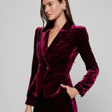 L'AGENCE - Marie Velvet Blazer