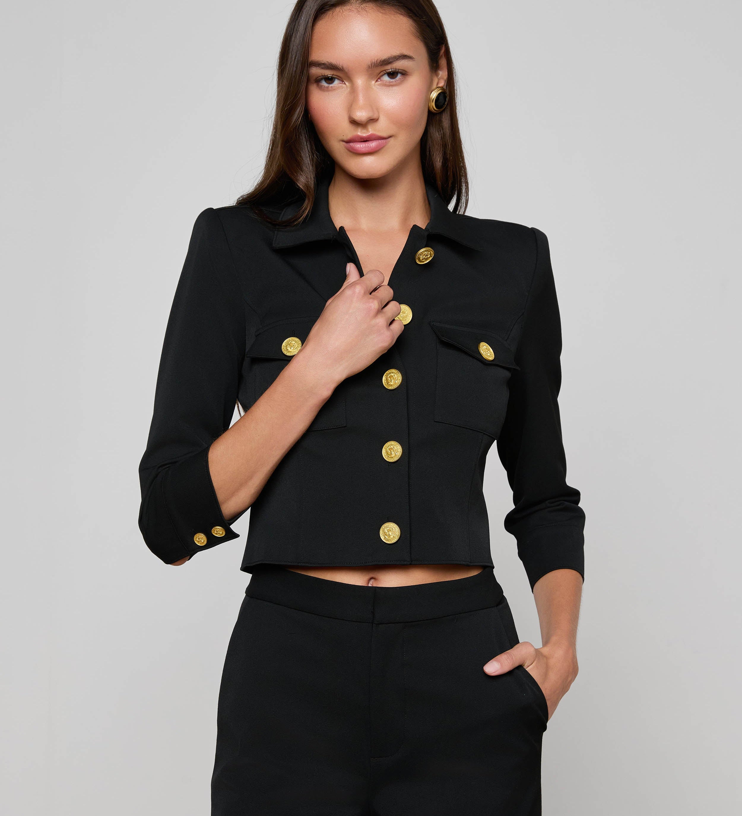 L'AGENCE - Kumi Cropped Jacket