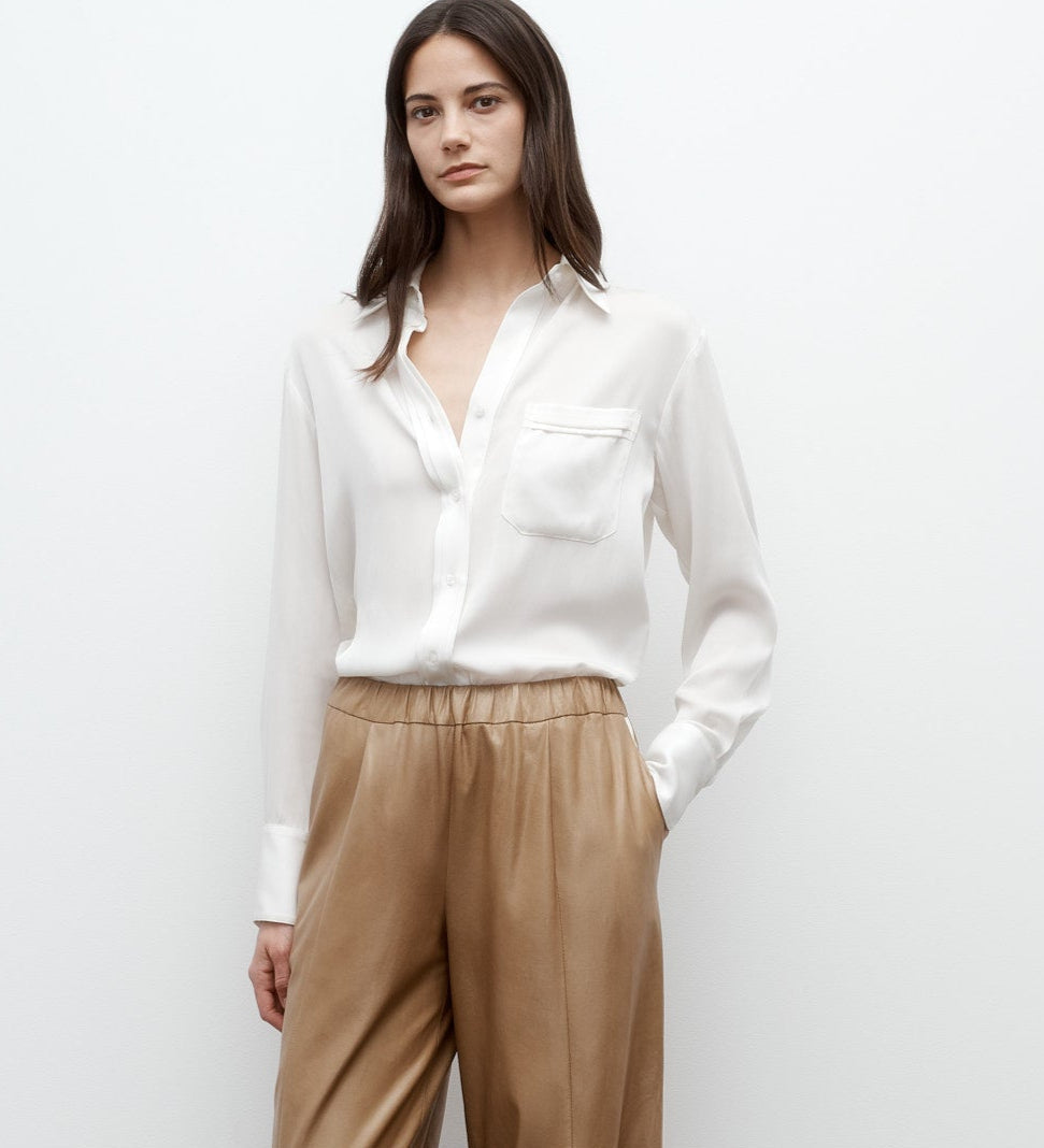 TWP - Eva Pant with Tux in Paper Leather