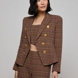 L'AGENCE - Bethany Houndstooth Blazer